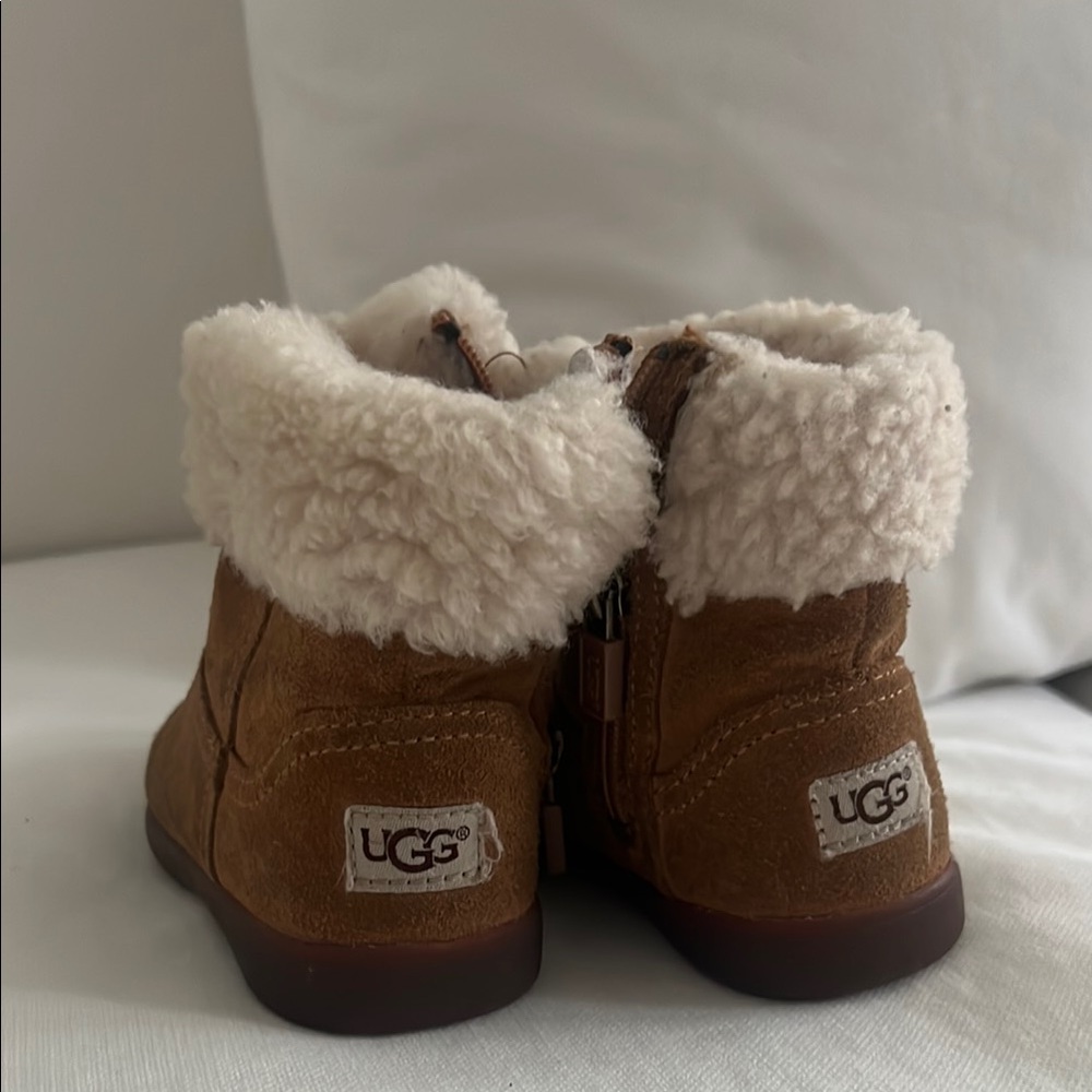 UGG Brown Shearling Toddler Boots